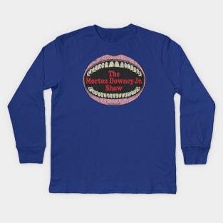 The Morton Downey Jr. Show 1987 Kids Long Sleeve T-Shirt